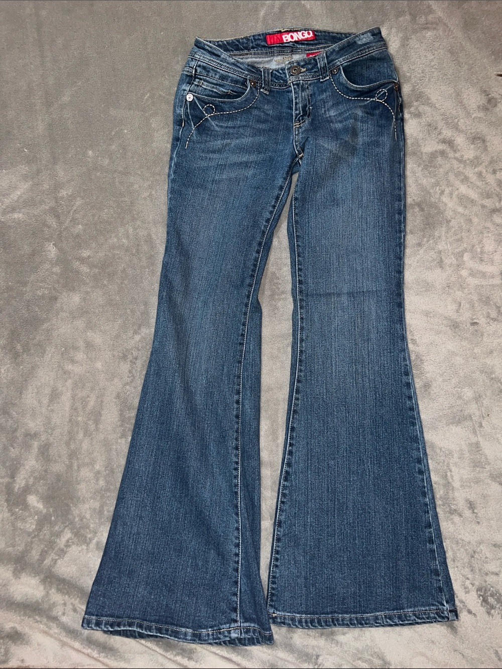 BONGO Women's Medium Blue Flare Jeans